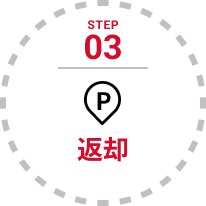 STEP 03 返却